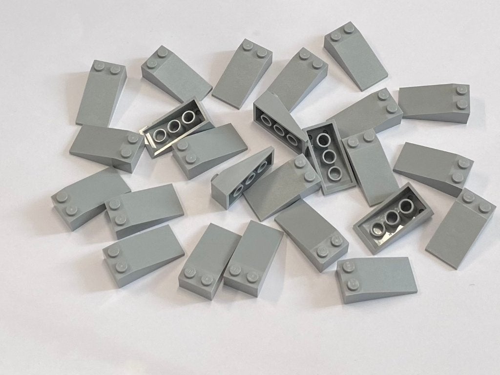 Partij 25x nieuwe 4x2 Lego dakpannen in diverse kleuren, Overige thema's, Lego, Nieuw, Ophalen of Verzenden