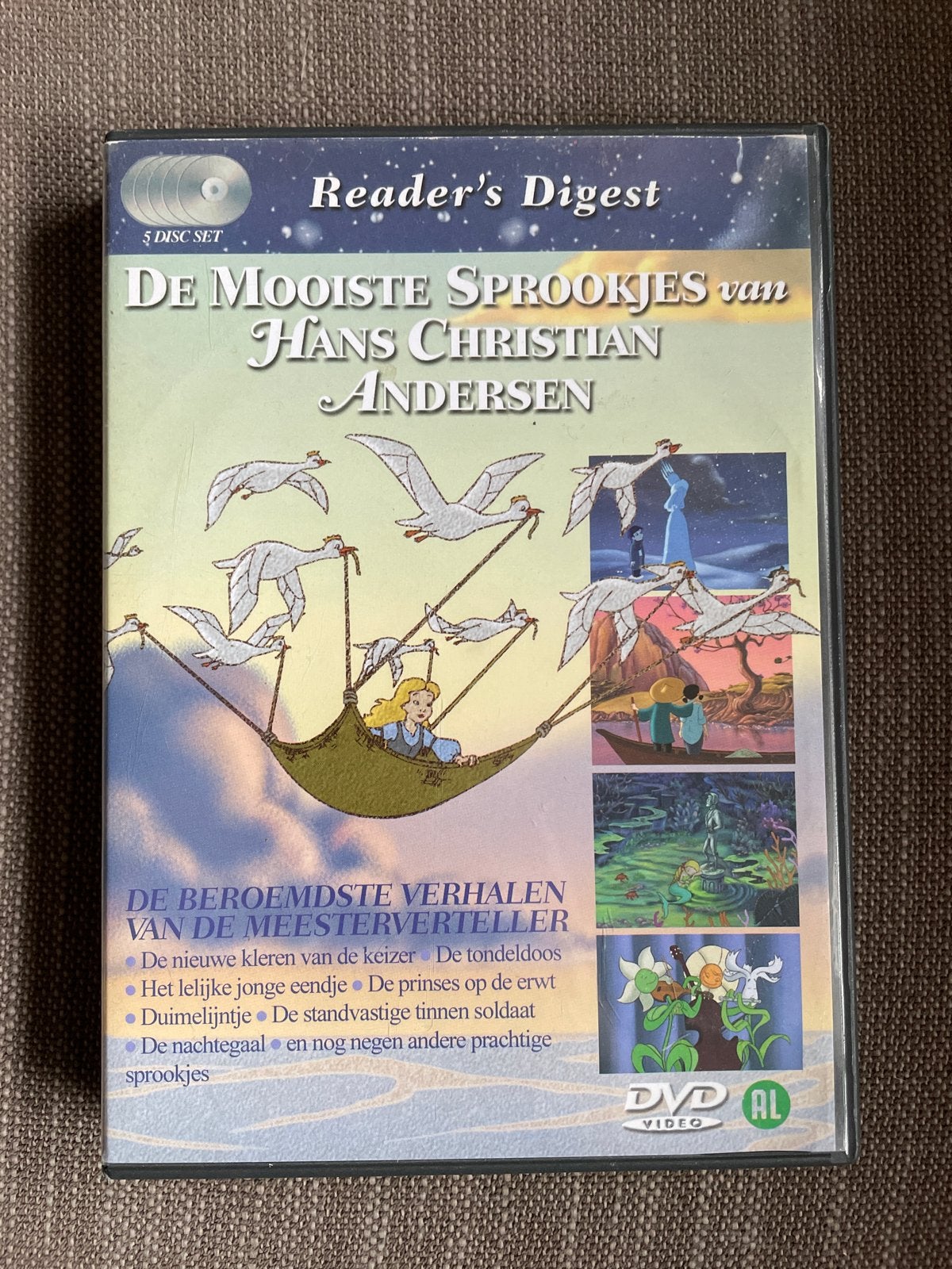 De Mooiste Sprookjes van Hans Christian Andersen (5 DVD Boxs, Cd's en Dvd's, Avontuur, Alle leeftijden, Ophalen of Verzenden, Zo goed als nieuw