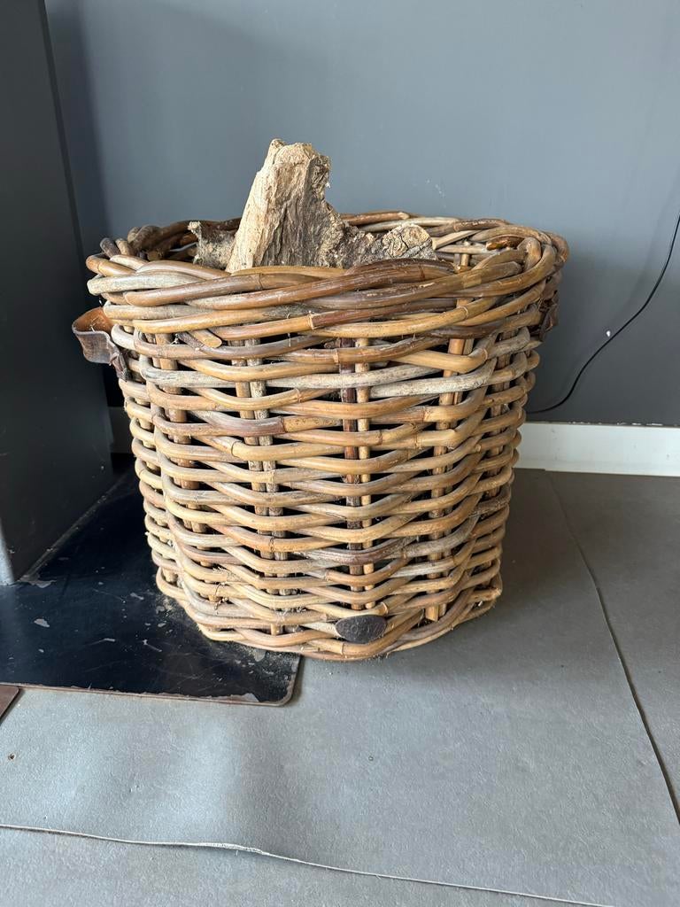 Hoffz rieten mand, Ophalen, Gebruikt, Mand, Rond