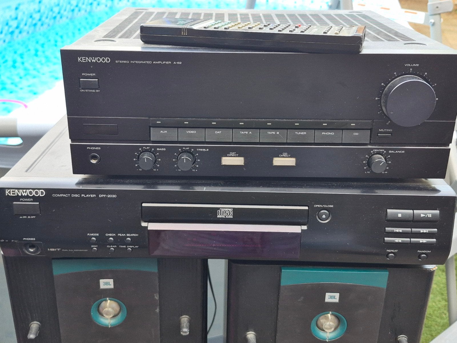 Kenwood Stereo Set: Versterker, CD-speler & JBL Speakers, Gebruikt, Losse componenten, Cd-speler, Ophalen