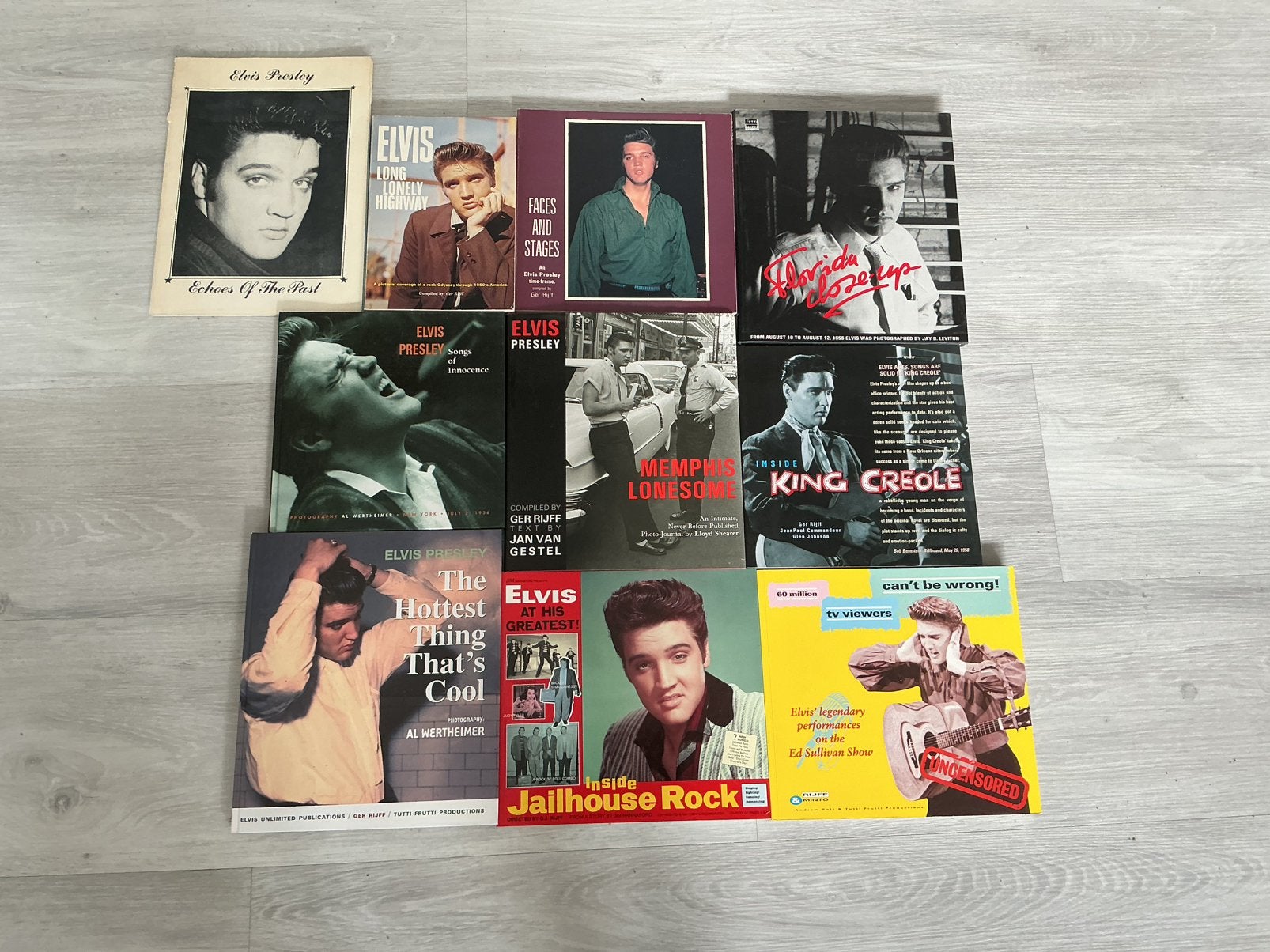 Elvis boeken uitgeven door Ger Rijff. €30 per stuk., Boeken, Ophalen of Verzenden, Zo goed als nieuw