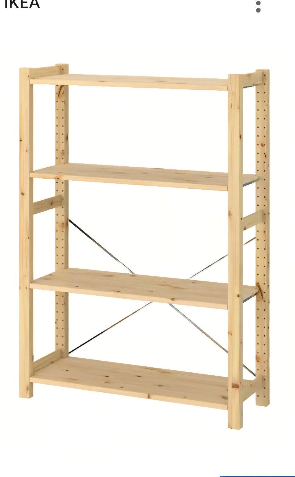IKEA IVAR stellingkast - grenen hout, Ophalen, Gebruikt
