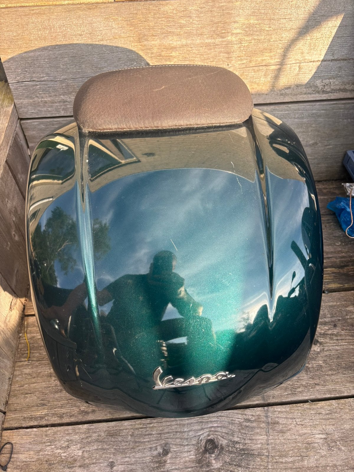 Topkoffer vespa gts 125/300cc (lees beschrijving), Motoren, Ophalen of Verzenden