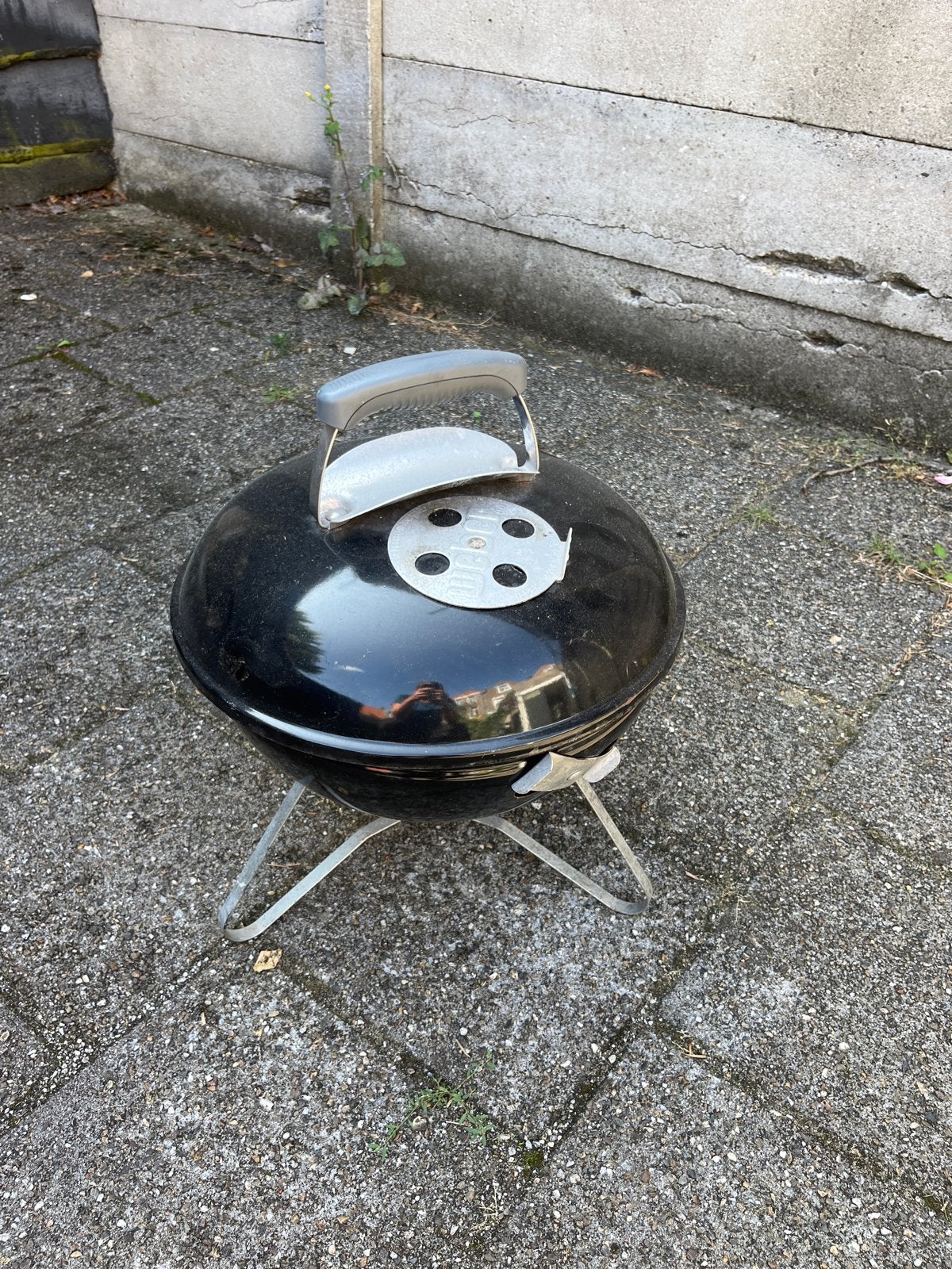 Compacte Weber Go-Anywhere Houtskoolbarbecue, Ophalen, Gebruikt