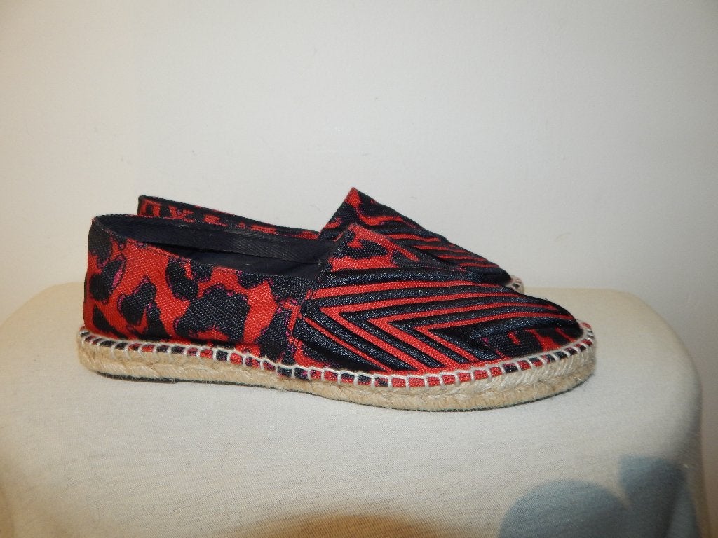 Maje espandrilles deels jaguar print & M stiksel Als Nieuw40, Overige kleuren, Verzenden, Espadrilles of Moccasins, Maje