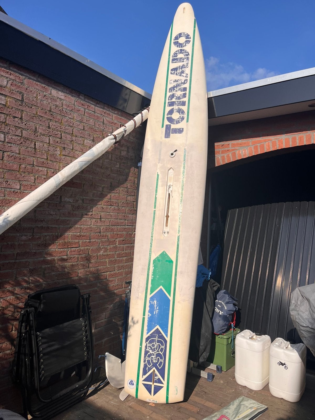 surfplank tornado rondbodem set divisie 2, Watersport en Boten, Ophalen of Verzenden, Gebruikt, 300 cm of meer, Plank