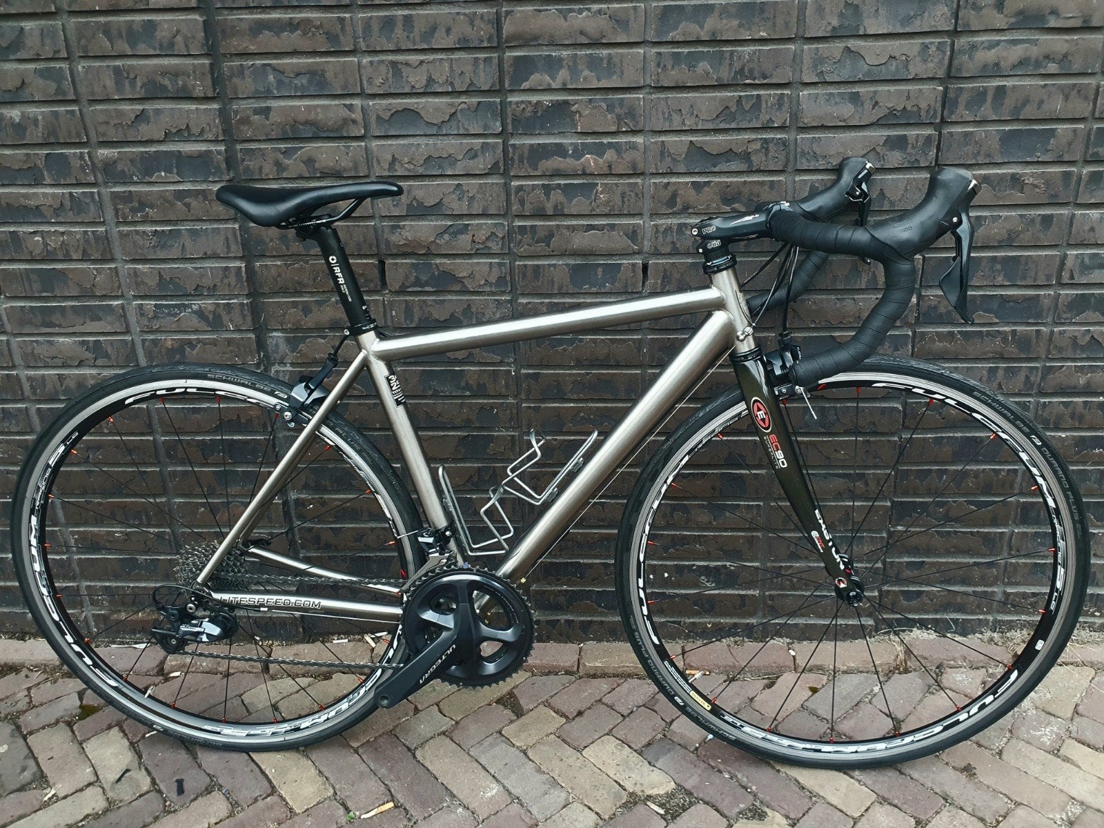 Liteseed titanium Shimano Ultegra 2x11 Dames en Heren  m. 50, Fietsen en Brommers, 28 inch, 49 tot 53 cm, Zo goed als nieuw, Dames