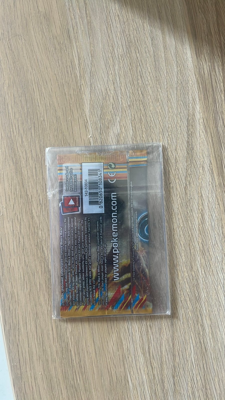 Pokémon TCG Black & White Plasma Blast Booster Pack, Ophalen of Verzenden, Nieuw, Booster