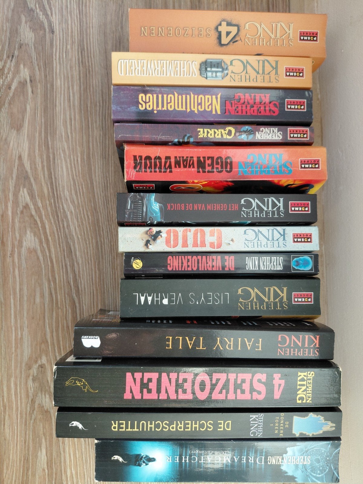 Stephen King boeken, Ophalen, Gelezen, Stephen King