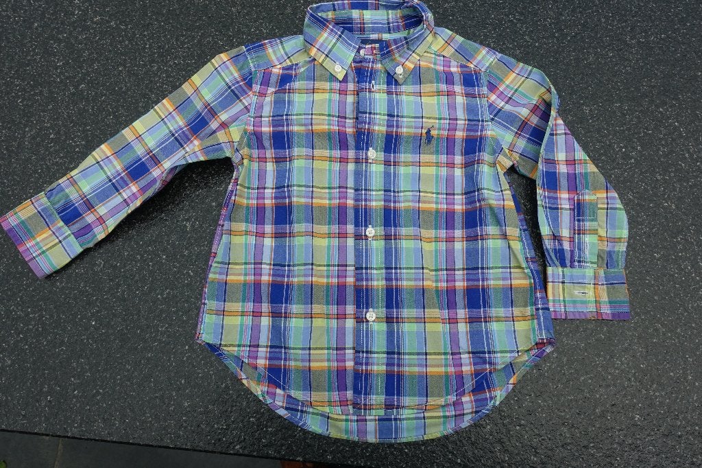 Ralph Lauren blouse.   2  jaar, Overhemd of Blouse, Ophalen of Verzenden, Zo goed als nieuw, Jongen