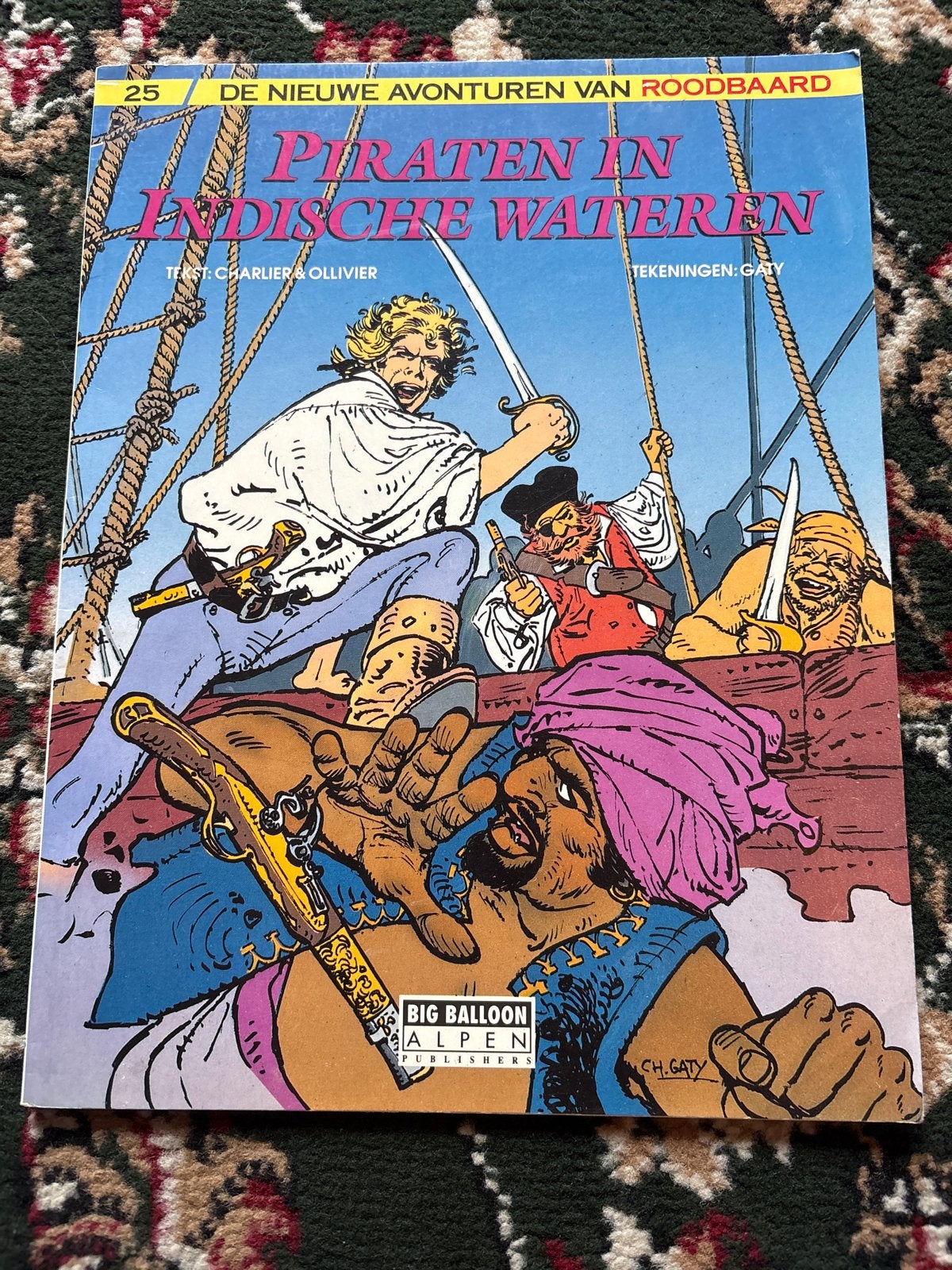 De Nieuwe Avonturen van Roodbaard: Piraten in Indische Water, Eén stripboek, Ophalen of Verzenden, Zo goed als nieuw