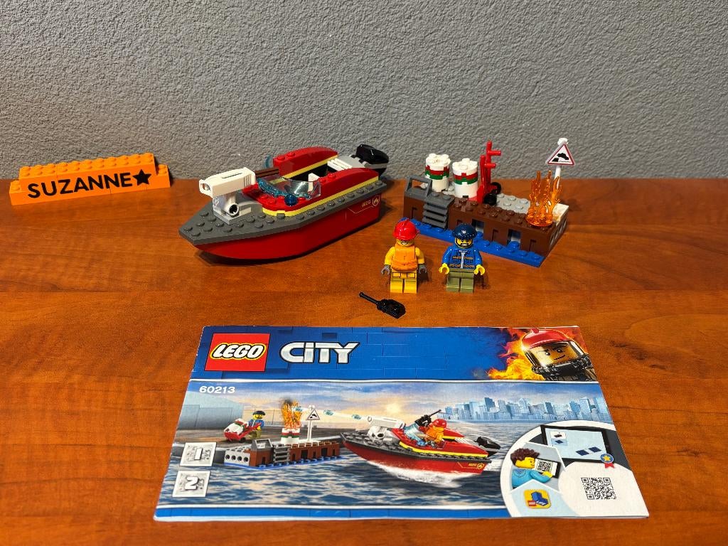 Lego 60213 - City - Dock Side Fire, City, Lego, Ophalen of Verzenden, Complete set