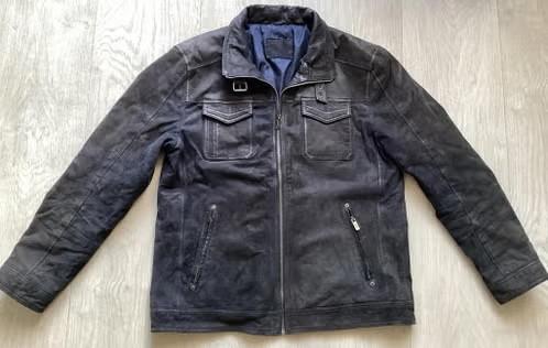 Zwarte suede herenjas maat XL van LIV, Kleding | Heren, LIV, Zwart, Maat 56/58 (XL), Ophalen of Verzenden