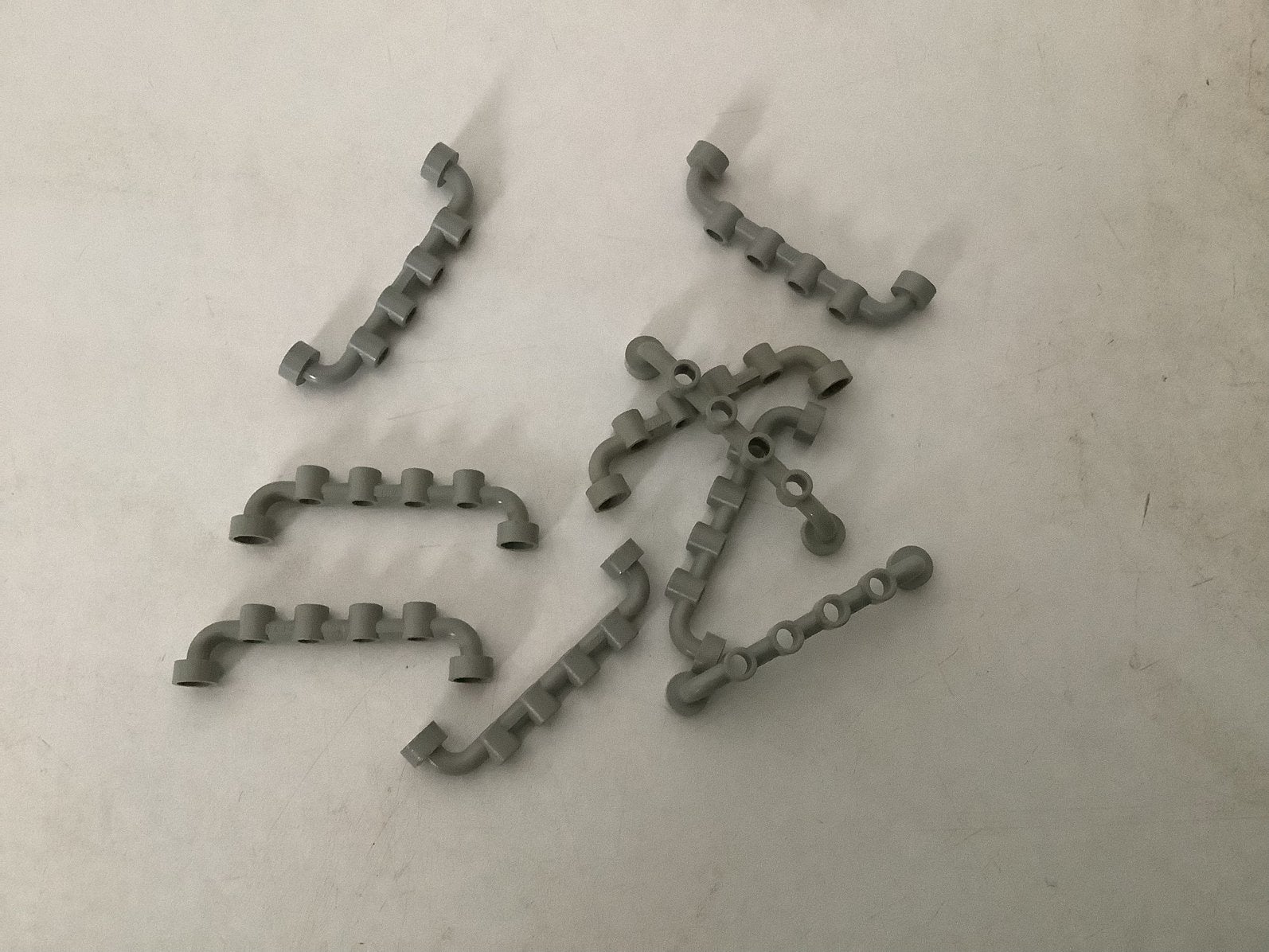 Lego staaf 1x6 met open noppen licht grijs, Ophalen of Verzenden, Gebruikt, Losse stenen, Lego