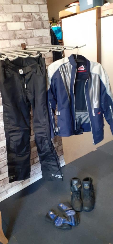 Motorjas, motorbroek en motorlaarzen - Maat 40, Motoren, Ophalen, Hein Gericke, Jas | textiel, Dames