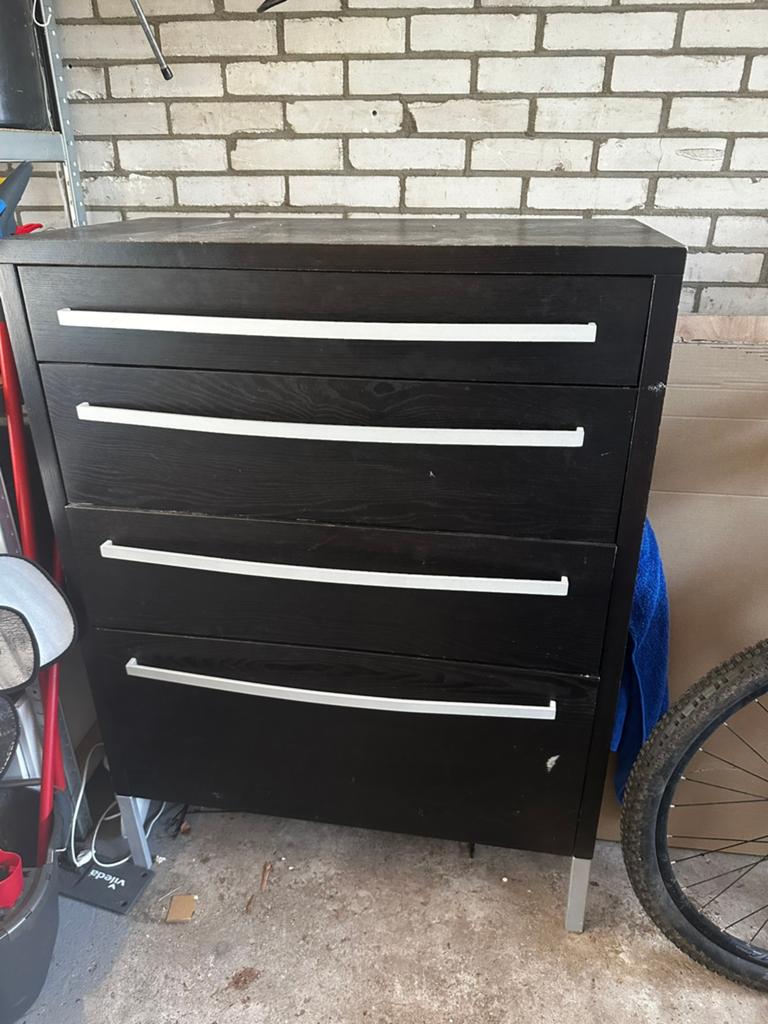 Gratis ladenkast afmetingen op de fotos, Doe-het-zelf en Verbouw, Gereedschapskisten, Ophalen, Gebruikt