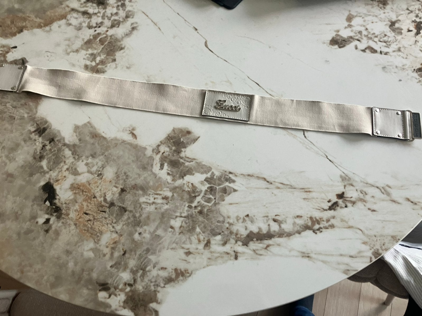 Super mooie merk riem Gucci, Ophalen of Verzenden, Zo goed als nieuw, Zwart, Tailleriem