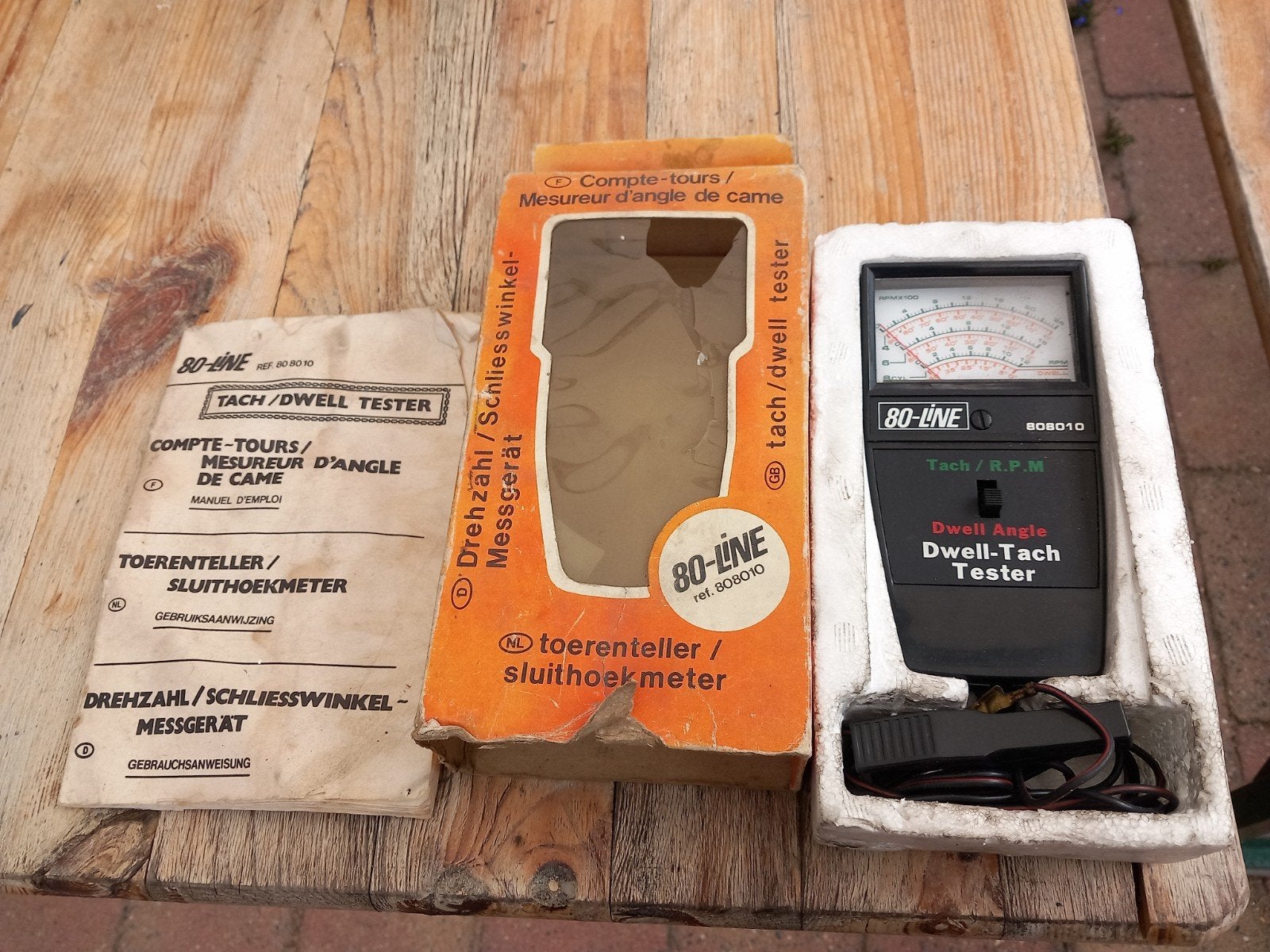 80-Line Dwell Angle Dwell-Tach Tester Toerenteller, Ophalen of Verzenden