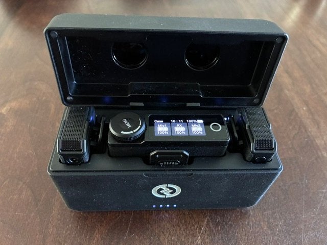 Hollyland LARK MAX Duo + 2 lav mics draadloze microfoonset, Ophalen, Gebruikt, Zender en Ontvanger