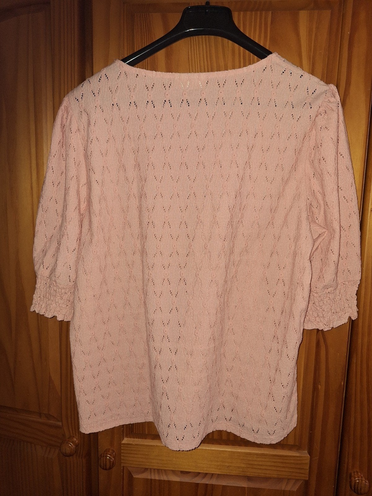 Free/quent roze top met driekwart mouwen - Maat XL, Maat 46/48 (XL) of groter, Ophalen of Verzenden, Zo goed als nieuw, Korte mouw