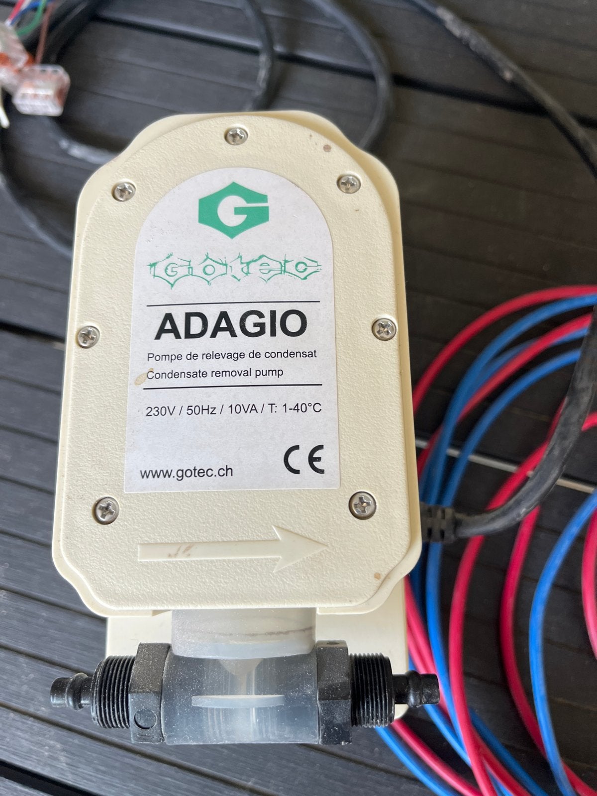 Gotec ADAGIO Condenswaterpomp 230V, Ophalen of Verzenden, Gebruikt