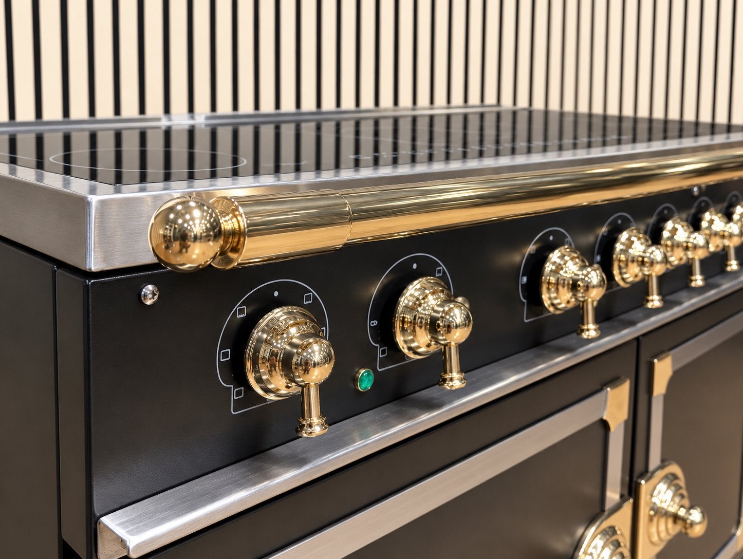Luxe La Cornue Fornuis INDUCTIE met 5 zones 2 ovens 110 cm, Overige merken, Hete lucht, Fornello Esperta, Refurbished