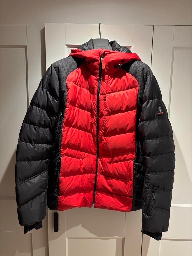 Bogner Ice & Fire Skijas - Rood/Zwart - Maat L, Ophalen of Verzenden, Zo goed als nieuw, Maat 52/54 (L), Rood