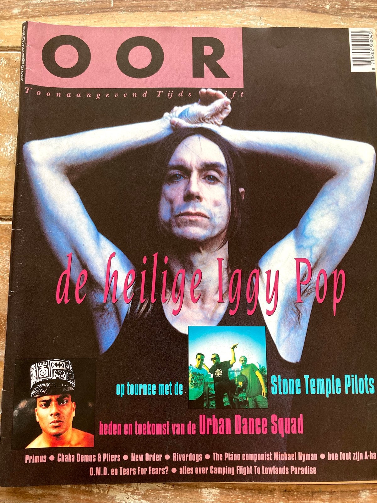 OOR Magazine 1993 IGGY POP Stone Temple Pilots PRIMUS Goats, Boeken, Ophalen of Verzenden, Zo goed als nieuw, Muziek, Film of Tv