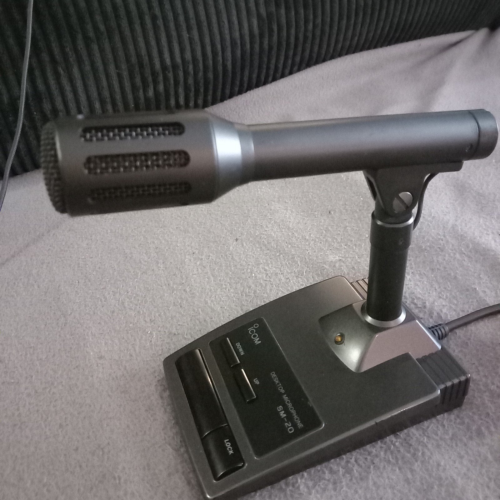 Icom SM-20 Desktop Microfoon - Gebruikt, Telecommunicatie, Ophalen of Verzenden, Gebruikt