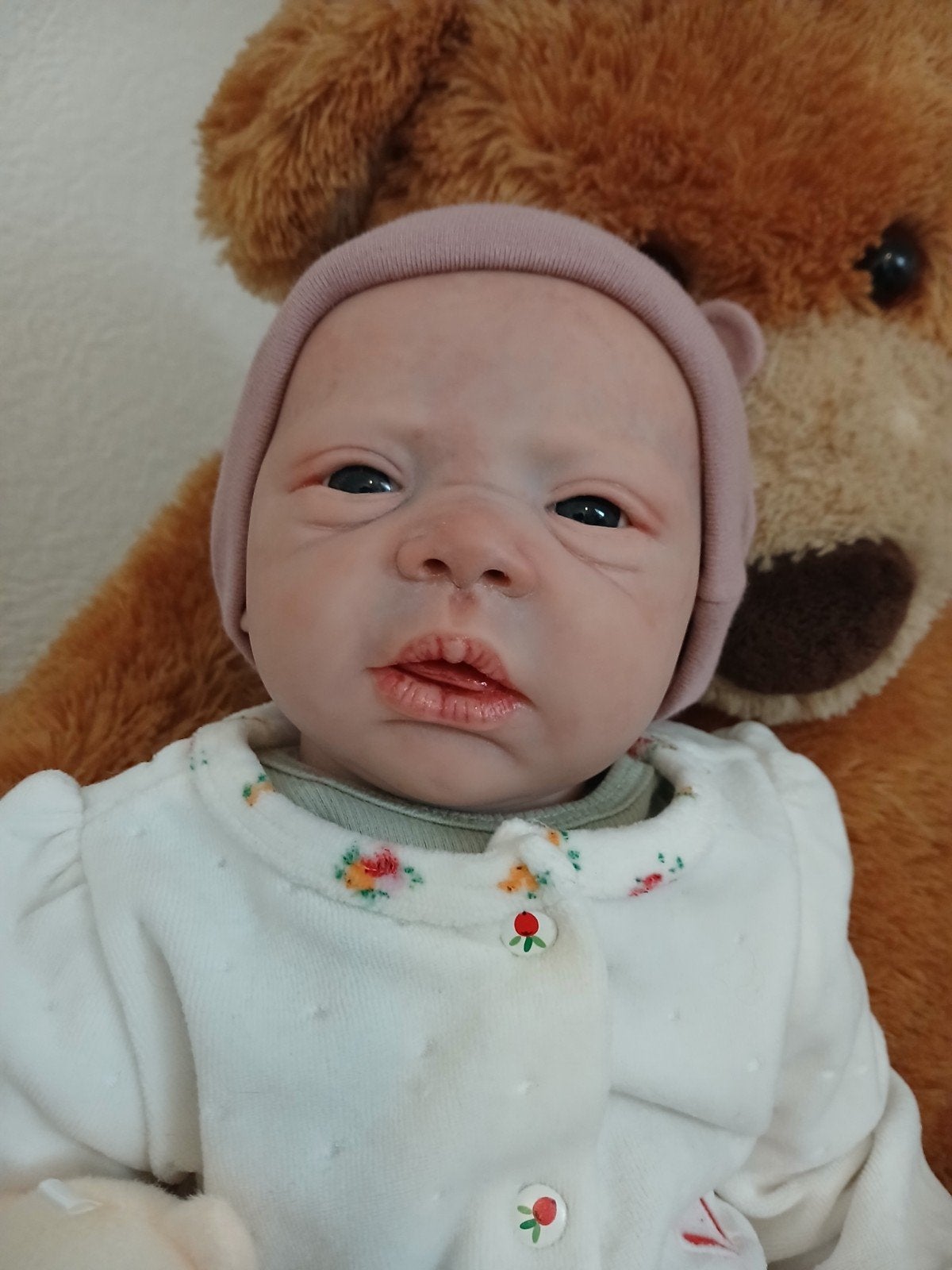 Schattige reborn Michelle van Evelina Wosnjuk, Verzamelen, Ophalen of Verzenden, Zo goed als nieuw, Pop