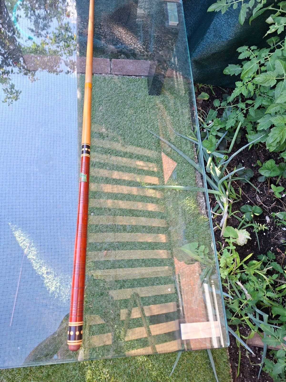 Mooie houten biljartkeu, Ophalen of Verzenden, Gebruikt, Keu of Ballen