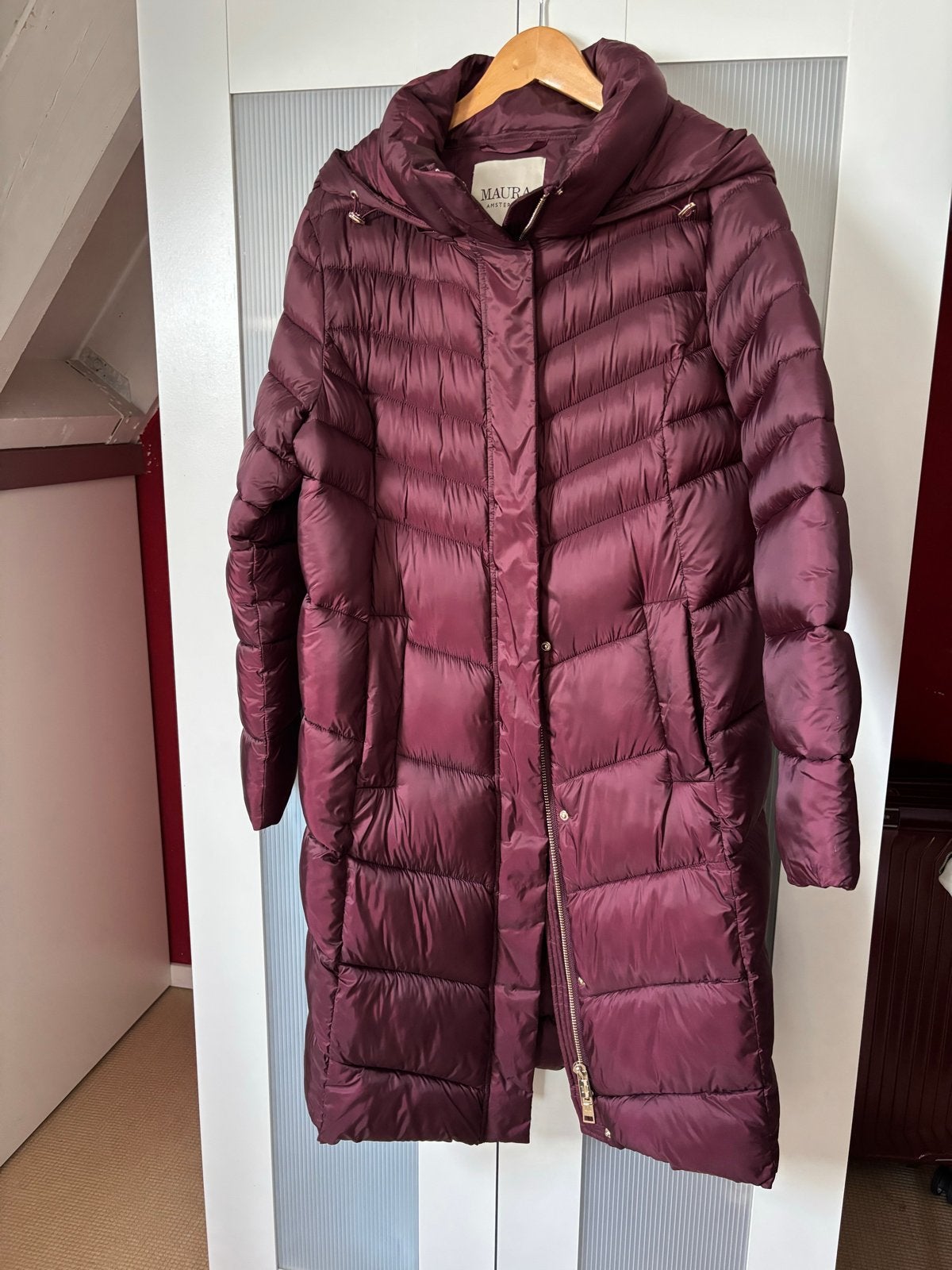 Maura Lange Gewatteerde Jas - Heerlijk Warm. Maat 40, Kleding | Dames, Jassen | Winter, Ophalen of Verzenden, Zo goed als nieuw