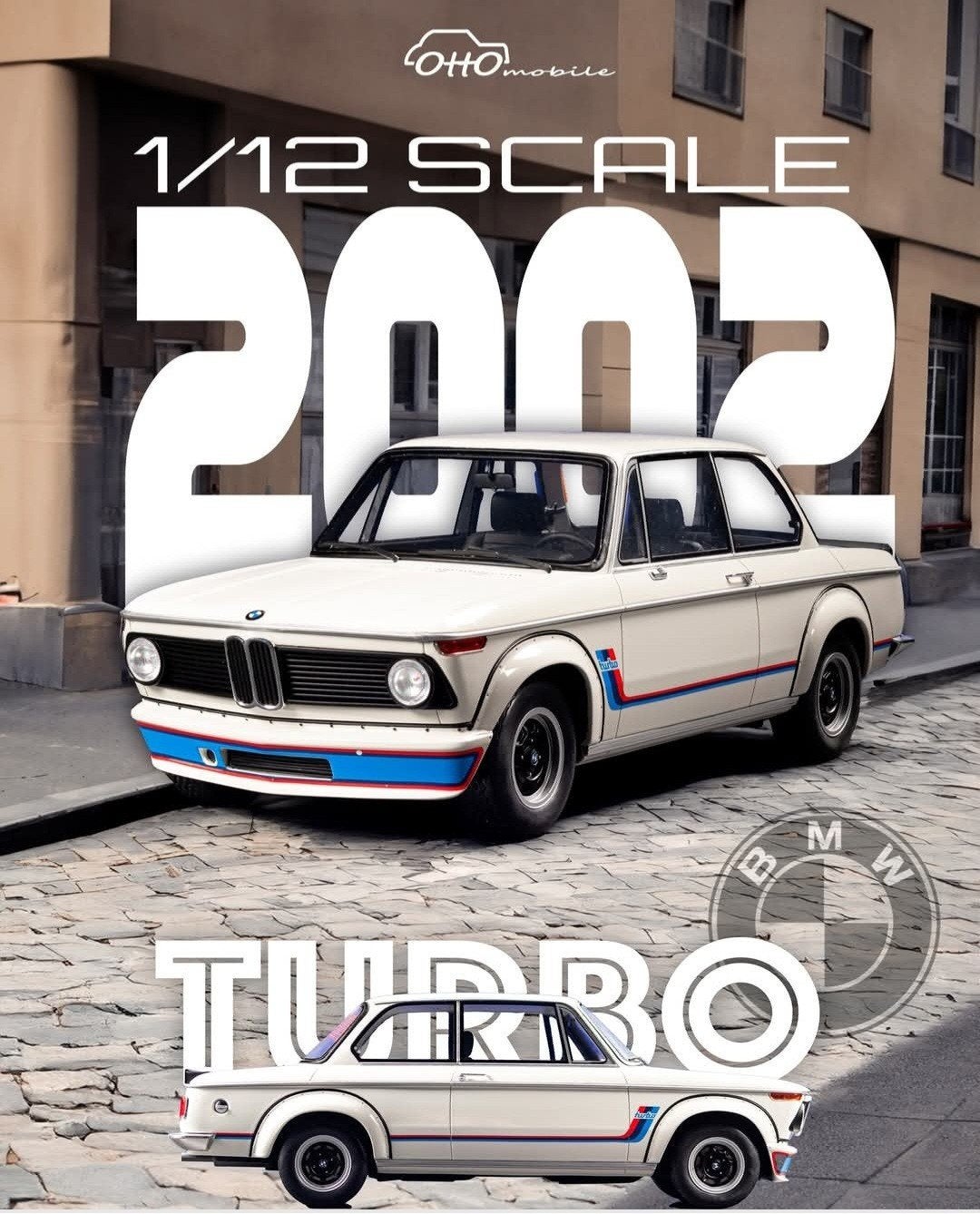 1:12 BMW 2002 Turbo (E20) uit 1974 Ottomobile, Ophalen of Verzenden, Nieuw, 1:9 t/m 1:12, Auto