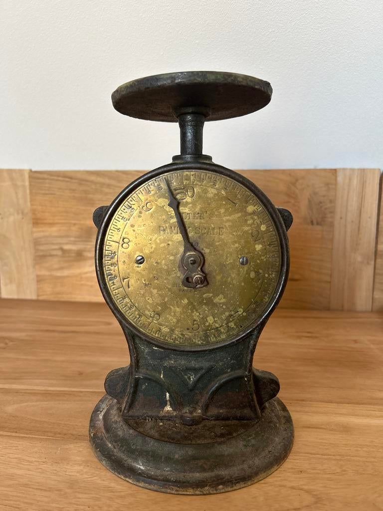 Antieke Salter's Family Scale - Vintage Keukenweegschaal, Antiek en Kunst, Ophalen