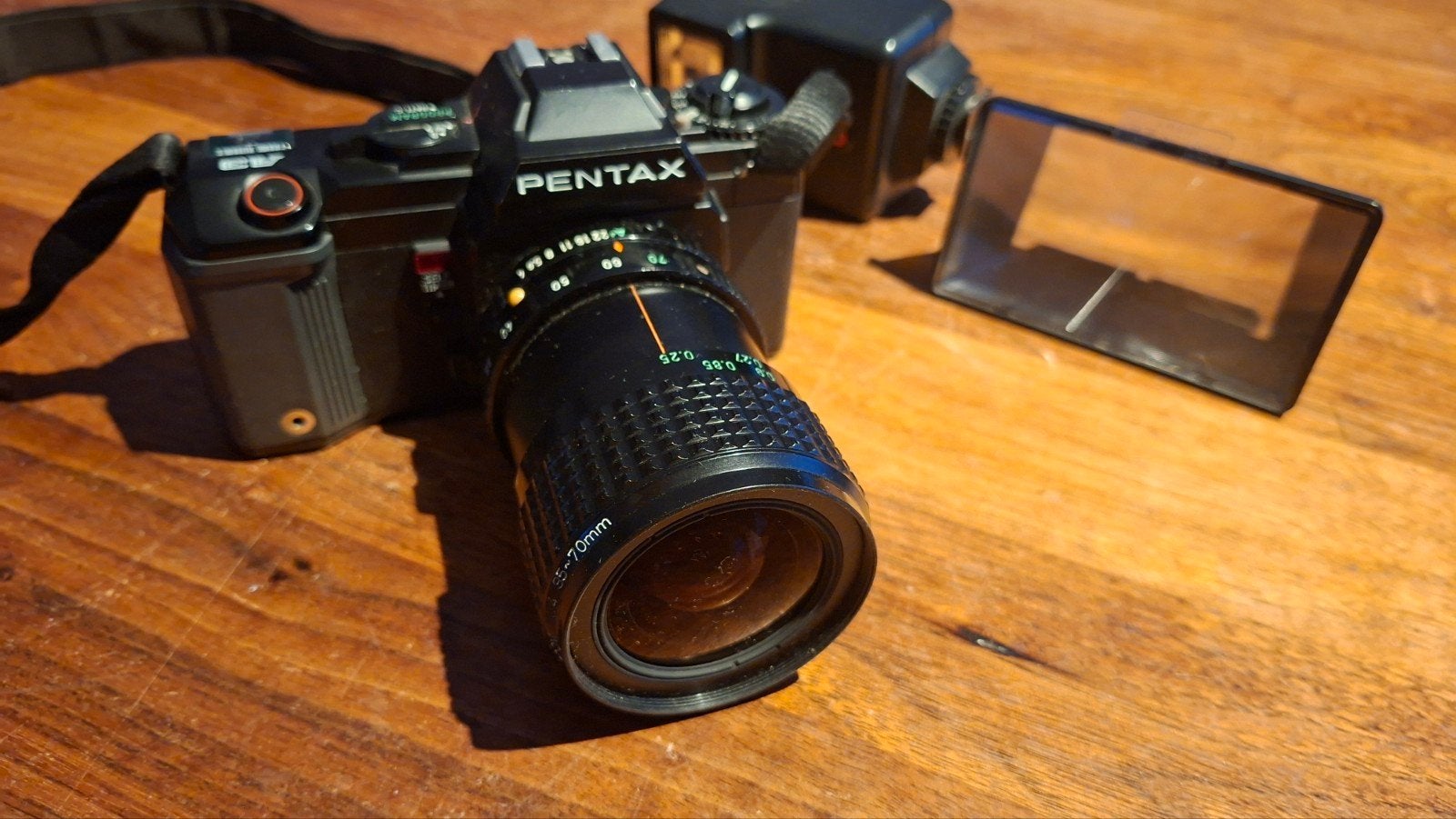 Pentax A3 Camera met 35-70mm lens en Pentax flitser, Ophalen, Gebruikt, Spiegelreflex, Pentax