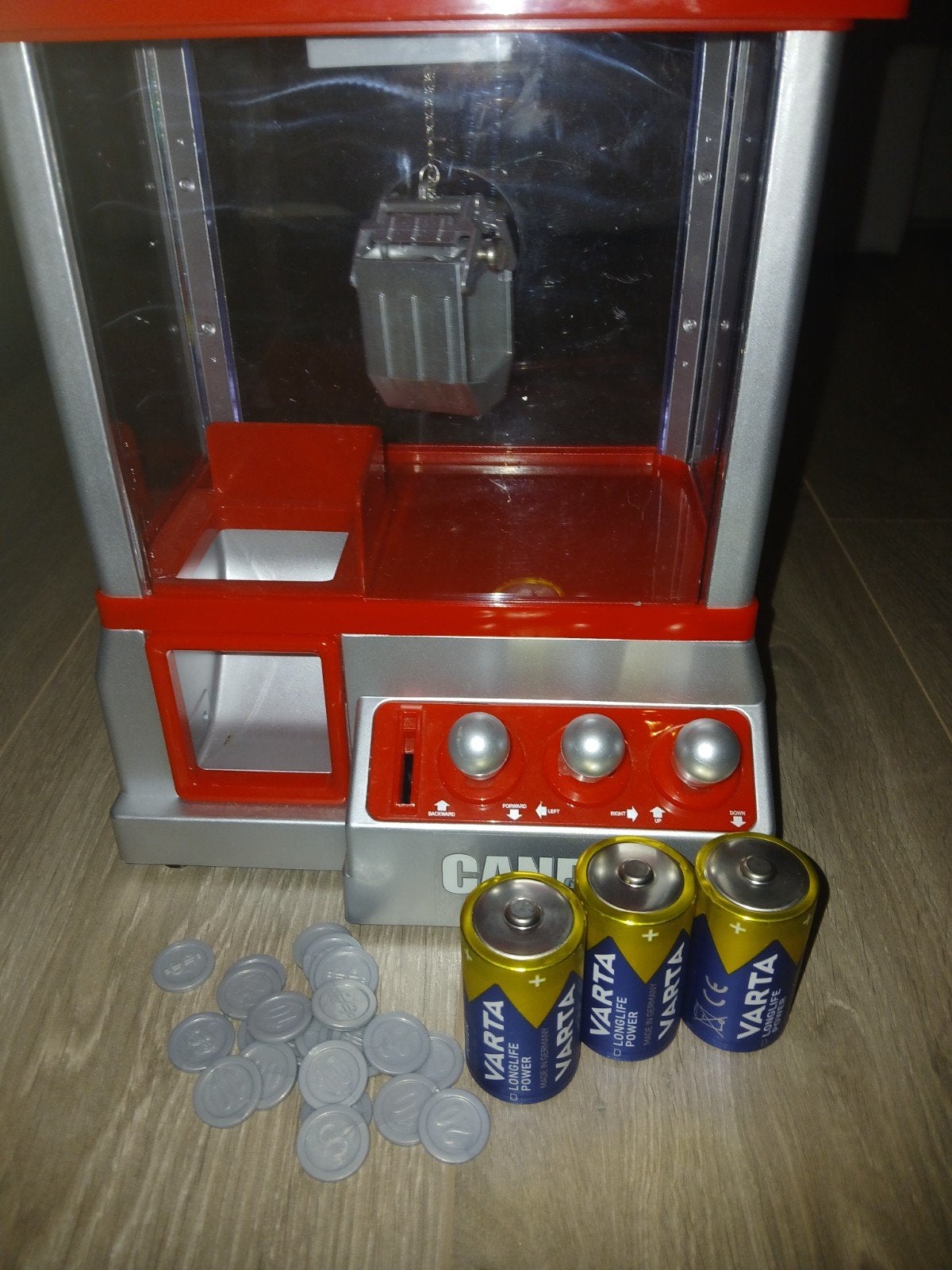 Grijpmachine met batterijen en muntjes - Zo goed als nieuw, Ophalen, Zo goed als nieuw, Jongen of Meisje