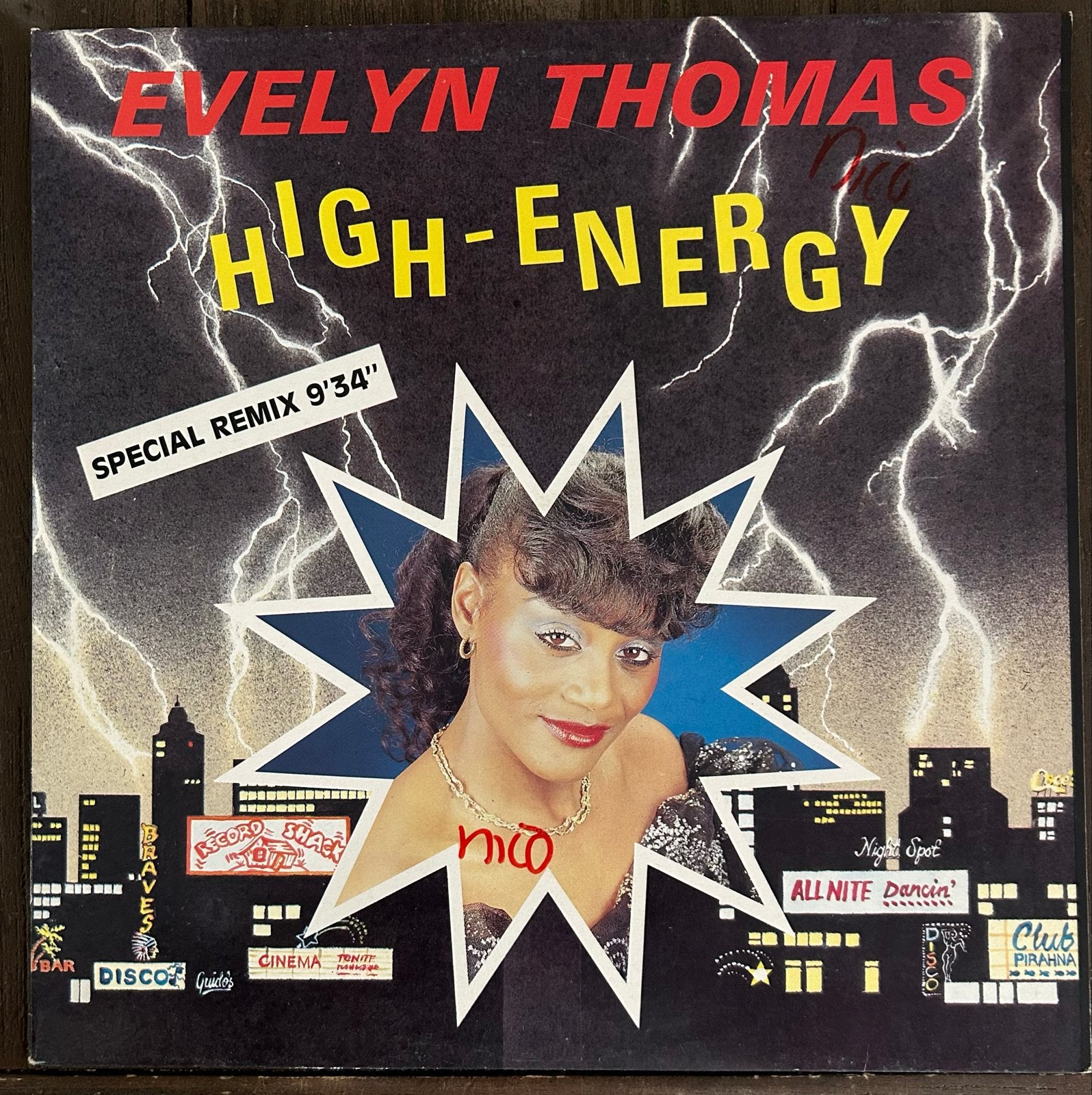 Evelyn Thomas - High Energy (12 inch vinyl single), Originele persing, Maxi-single, 1980 - 1989, Ophalen of Verzenden