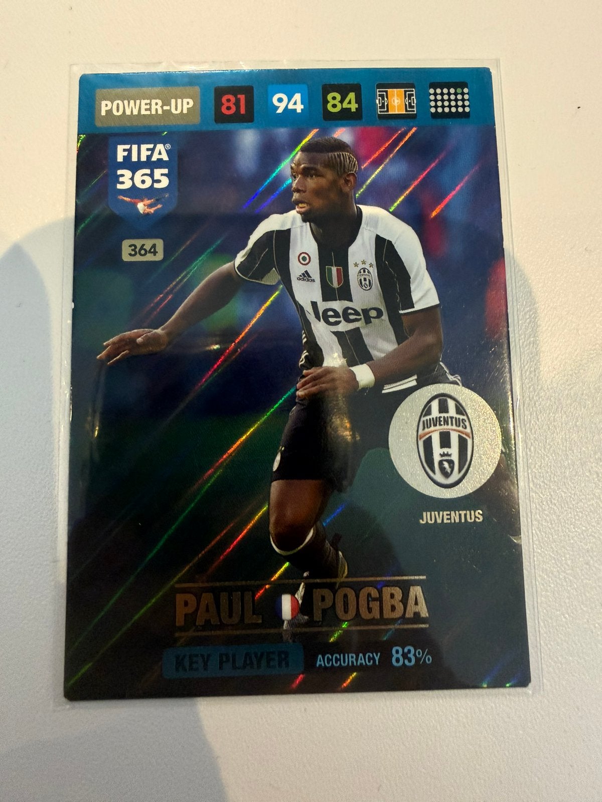 Paul pogba key player panini, Ophalen of Verzenden, Zo goed als nieuw, Plaatje