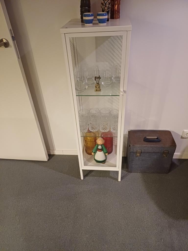 Vitrinekasten Baggebo van IKEA glas en mesh stuksprijs, Huis en Inrichting, Kasten | Vitrinekasten, Minder dan 50 cm, Verzenden