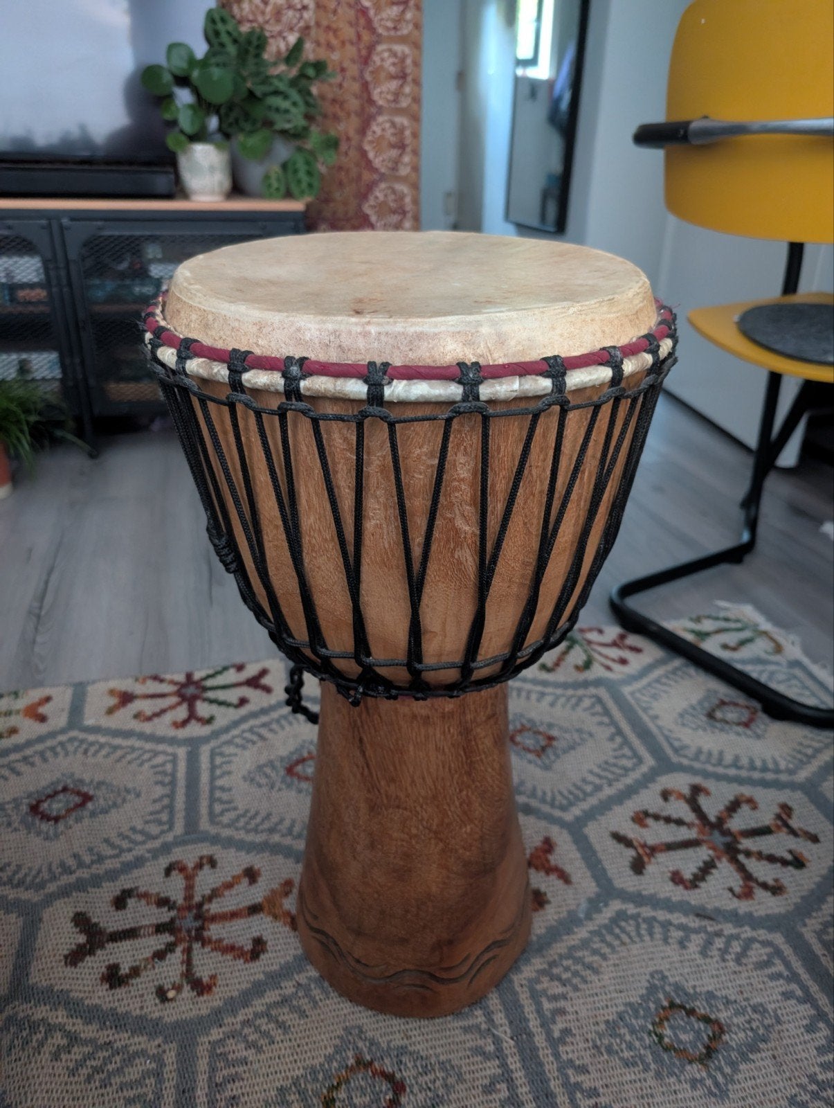 Grote djembé trommel 40cm, Muziek en Instrumenten, Percussie, Ophalen, Zo goed als nieuw, Trommel