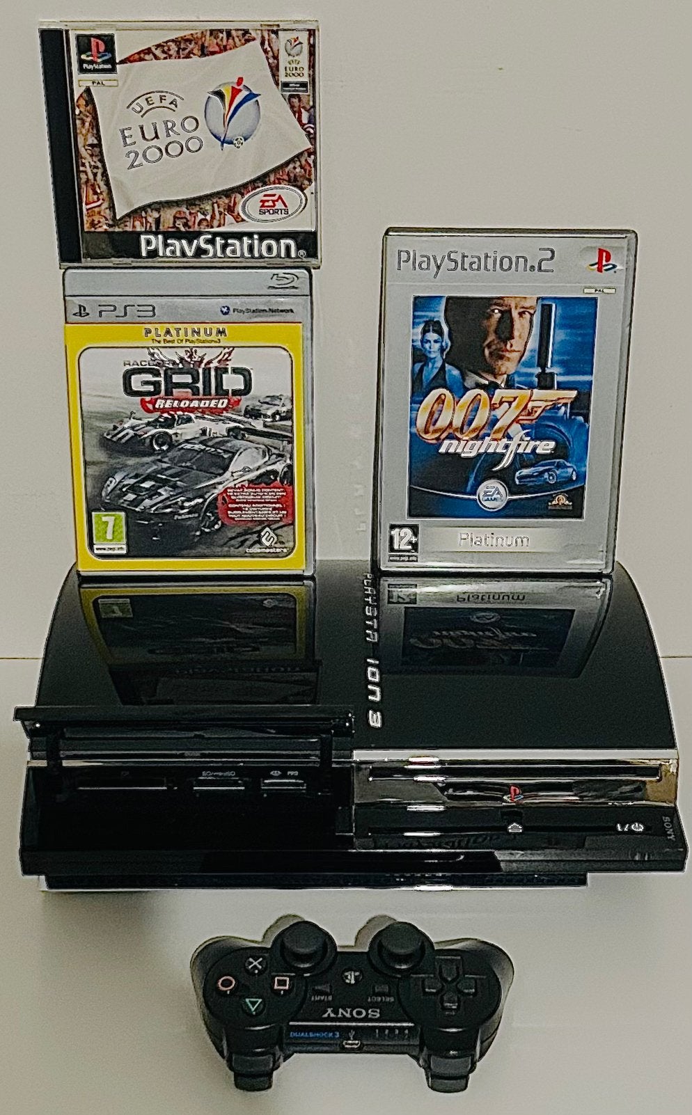 PS3/Backwards Compatible met PS1,PS2,PS3, Met games, Phat, Ophalen of Verzenden, Zo goed als nieuw