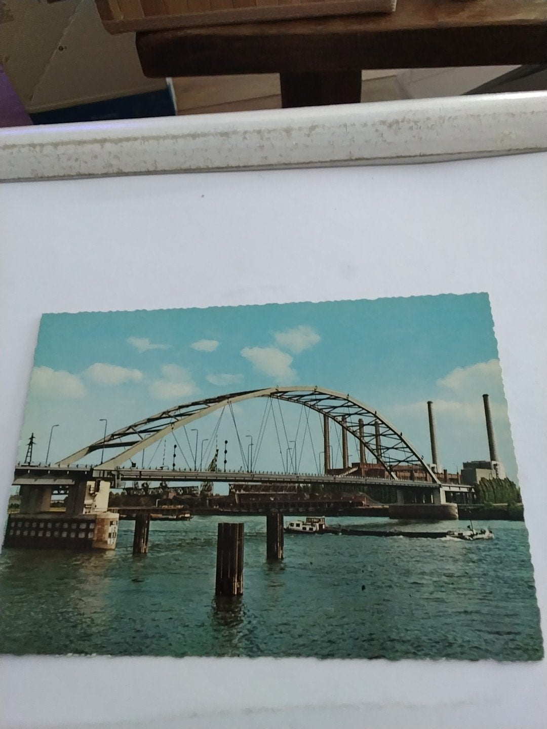 Ansichtkaart Nijmegen Waalbrug, Verzamelen, Ansichtkaarten | Nederland, Ophalen of Verzenden, Voor 1920, Gelderland