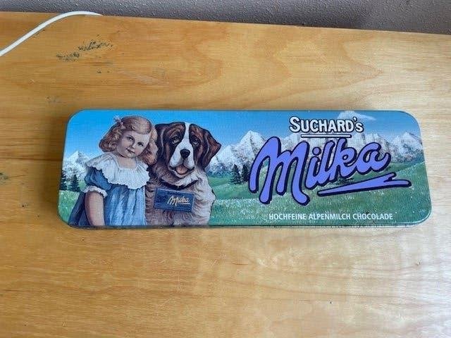 Suchard's Milka blik, Verzamelen, Ophalen of Verzenden, Zo goed als nieuw, Overige, Overige merken