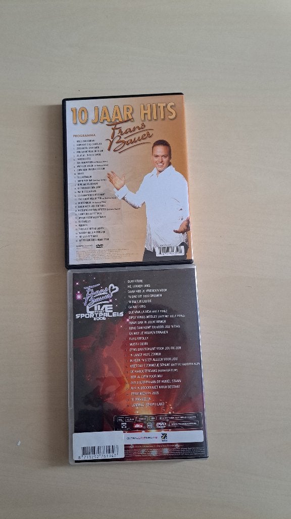 Frans Bauer - Set van 2 Dvd's, Alle leeftijden, Ophalen of Verzenden, Zo goed als nieuw, Concert