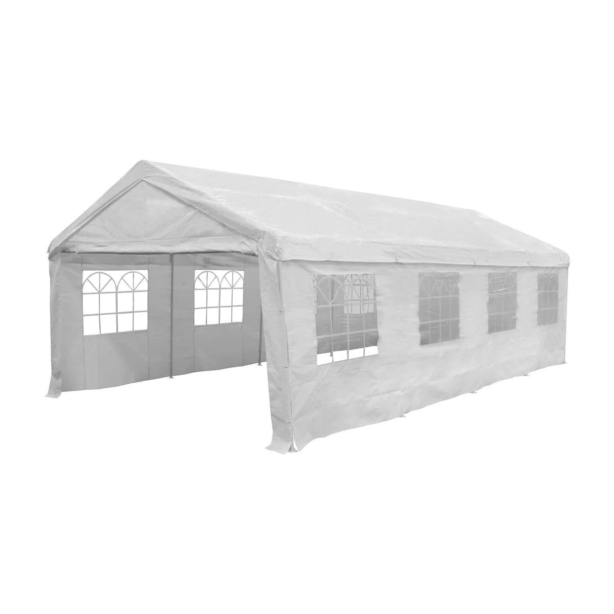 Partytent Paviljoen Claros 4x8m - Wit, Ophalen, Gebruikt