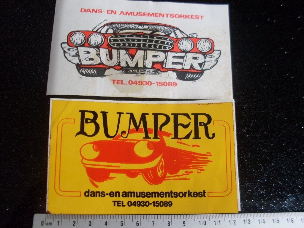 2x sticker orkest bumper usa car auto vs, Verzenden, Zo goed als nieuw, Bedrijf of Vereniging