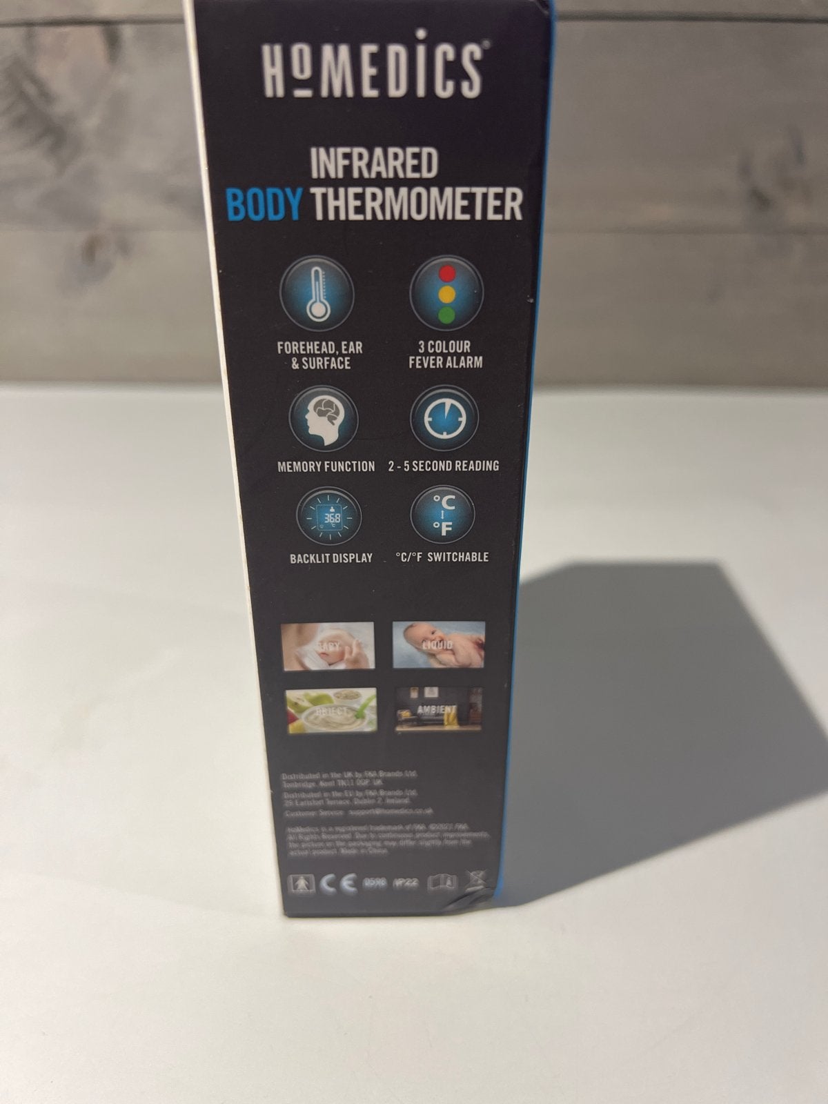 HoMedics Infrarood Lichaamsthermometer - Nieuw in doos, N, N, Nieuw, Ophalen of Verzenden