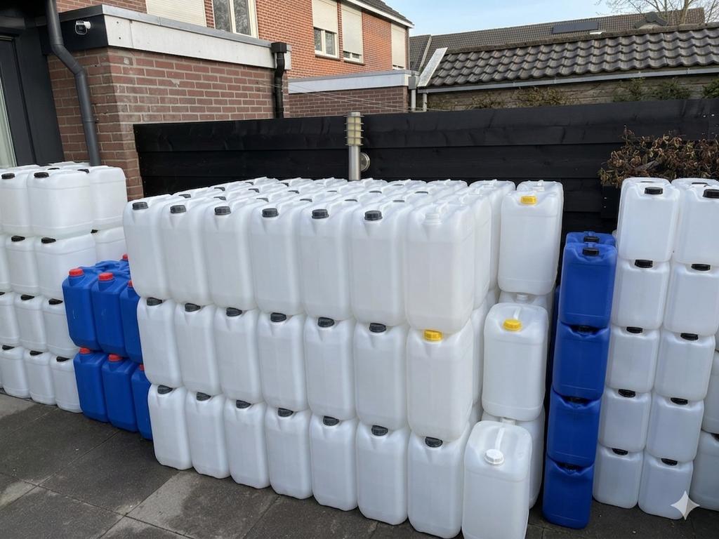 Jerrycans 25 liter UN gekeurd Goedkoop, Minder dan 75 liter, Ophalen, Zo goed als nieuw, Kunststof