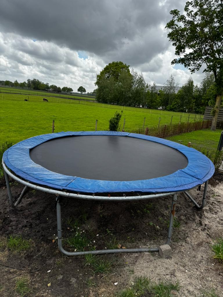 Trampoline, Kinderen en Baby's, Speelgoed | Buiten | Trampolines, Ophalen, Gebruikt