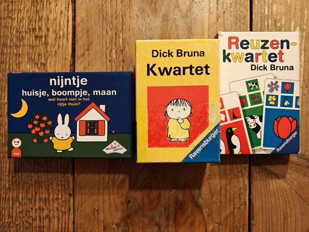 3 Nijntje kaartspellen., Ophalen of Verzenden, Ravensburger., Ravensburger., Ravensburger.